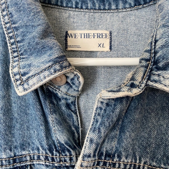 Free People Blue Denim Romper - Picture 2 of 3